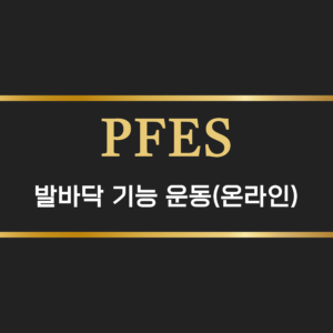 발바닥 기능 운동(온라인)